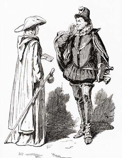 A scene from William Shakespeare